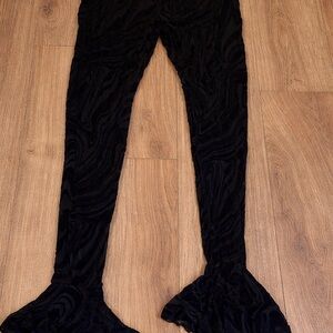 Shein sexy Black Flared legging pants